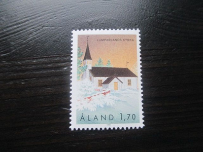 Åland: Lumparlandin kirkko 1990 **