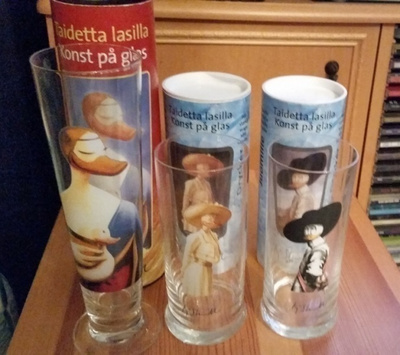 Kaj Stenvall taidetta lasilla 3kpl