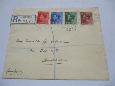 1936 Englanti R kuori Tukholmaan