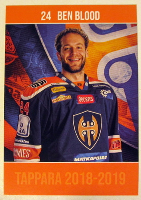 Ben Blood Tappara team issue