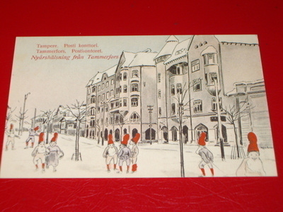 Tampere-Seura PYYNIKIN NÄKÖTORNI ja POSTI 1900 -luvun alusta