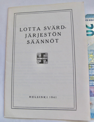 VANHAT Lotta Svärd Säännöt 1941
