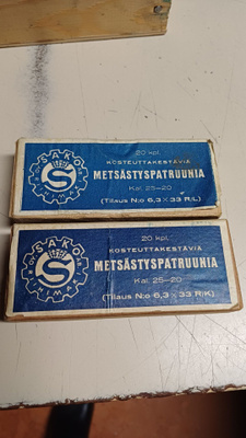 25-20 patruunoita