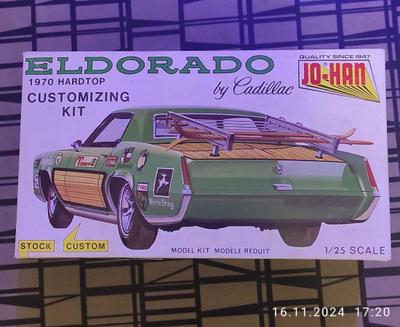 Eldorado 1970  Cadillac Jo-Han No. C-5570. 1:25 Pienoismalli