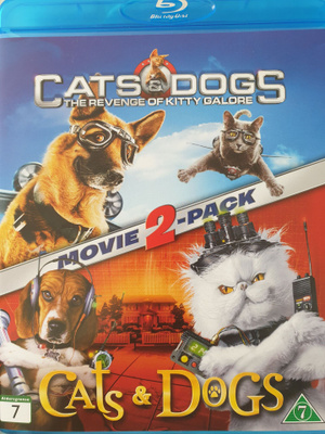 CATS & DOGS 1 & 2 BLU-RAY SUOMIPUHE 