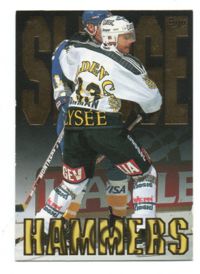 Leaf Jääkiekkokortti  1996 Tuomas  Grönman  4 / 9