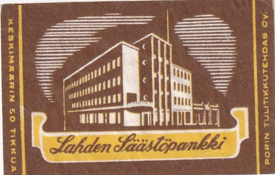 Lahti,Lahden säästöpankki     9/3