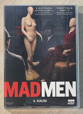 MAD MEN: Kausi 5 (4DVD) uusi ja muoveissa