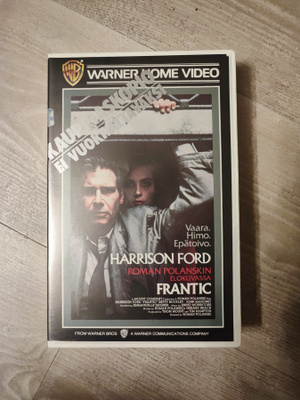 Frantic VHS Harrison Ford Roman Polanski