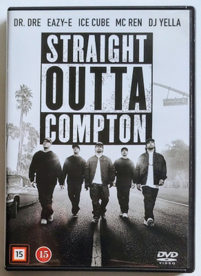 STRAIGHT OUTTA COMPTON – MINT! Suomalainen DVD 2015 - N.W.A