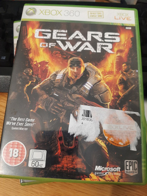 XBOX 360 Gears of War + kotelo + ohjeet