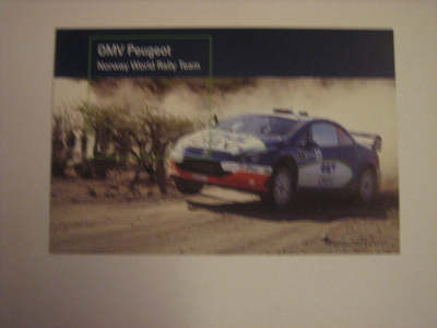 Peugeot rallikortti 17 E: Peugeot 307 WRC / Manfred Stohl