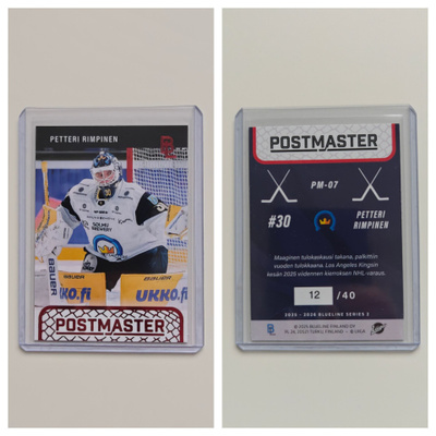 Petteri Rimpinen Red Postmaster Blueline