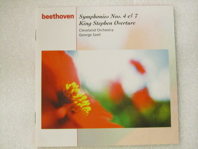 Beethoven • Symphonies Nos. 4 & 7 / King Stephen Overture CD