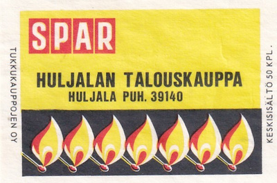 Huljala. Huljalan Talouskauppa , SPAR  4/9