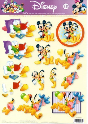 3D  "MIKKI...PLUTO & AKU ANKKA" / DISNEY 28