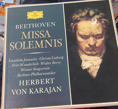 Beethoven: Missa Solemnis 2LP DG/Karajan