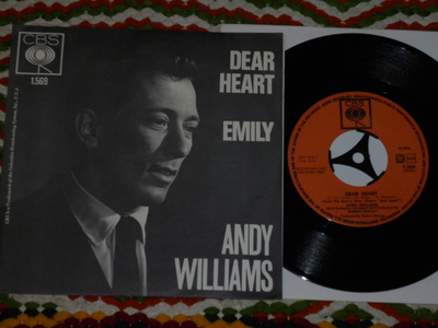 7" ANDY WILLIAMS - Dear Heart - single 1964 pop EX