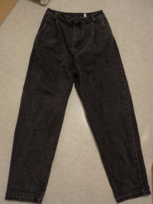 Asos väljät mustat farkut 30/32"