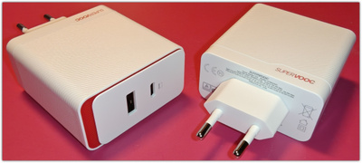 Realme / Oppo / OnePlus 100W USB A + USB C -pikalaturi#31284