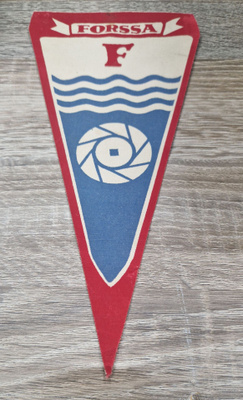 Forssa vintage iso matkailuviiri 1960-luvulta