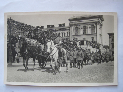 VANHA Valokuva Helsinki Paraati 16.5.1920