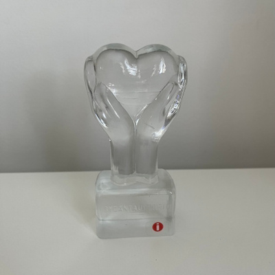 Iittala - Sydäntautiliitto lasipaino