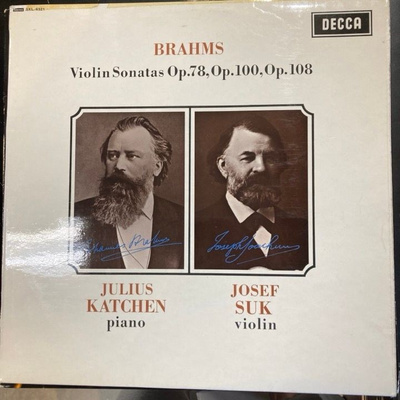 Julius Katchen & Josef Suk - Brahms: Violin (UK/1967) LP