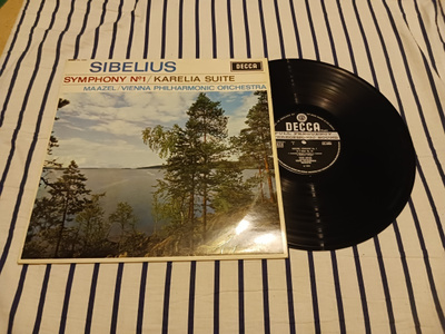 Sibelius - Maazel / Vienna Philharmonic Orchestra lp Vanha