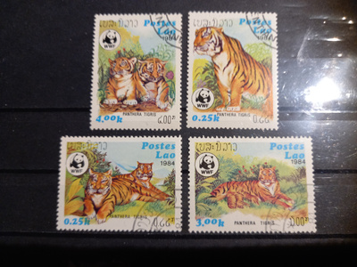 WWF Tiikerit sarja LAOS 1984 o