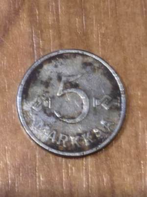 5 markkaa 1953, Suomi