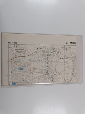Topografinen kartta 1:20 000, N:o 3813 02 : Litmuorvaara