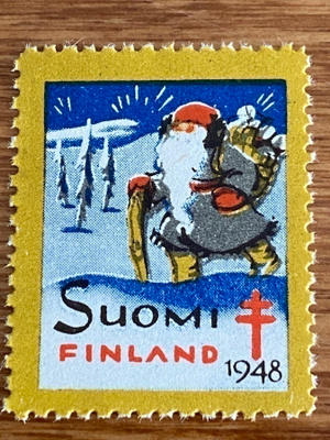 JOULUMERKKI JOULUPUKKI l 1948**
