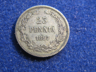 25 penniä 1897