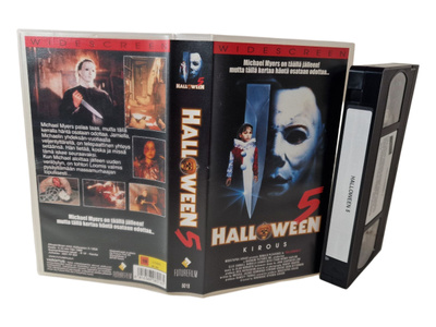 VHS -elokuva (Halloween 5 - Kirous) K18