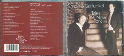 SIMON & GARFUNKEL . 2 CD-LEVYÄ . TALES FROM NEW YORK