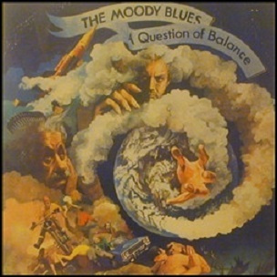 Moody Blues LP A Question of balance 198?  uusintapainos