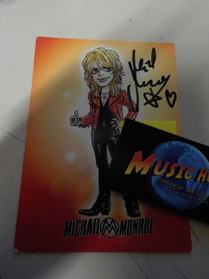 MICHAEL MONROE PROMOKORTTI NIMMARILLA
