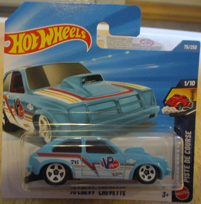 Chevrolet Chevelle Dragster Baby-Blue 1976 Hot Wheels 1:64