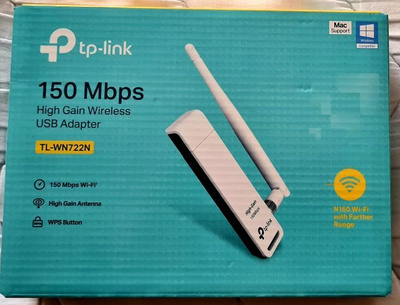 TP-LINK TL-WN722N (EU) Ver. 4.0 -WiFi-adapteri (UUSI)