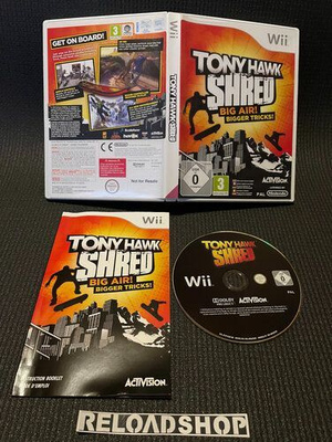 Tony Hawk Shred Big Air Bigger Tricks Wii - CiB