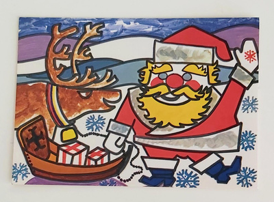 "Pohjois-Suomalainen Tuomikortti"-KULKEMATON JOULUKORTTI