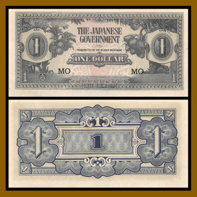 Malaya  Japanese Occupation WW2, 1$ The Japanese G. UNC