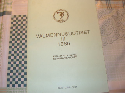 Sul Valmennusuutiset  lll v,1986