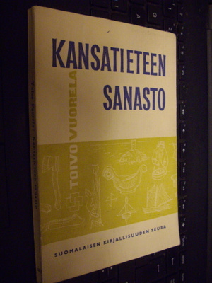 Toivo Vuorela : Kansatieteen sanasto ( 1958 ) EIPK !