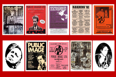 PUBLIC IMAGE LTD - postikorttisetti  (Upea Lahja!) #1