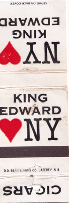 NY King Edward  Cigars USA b635