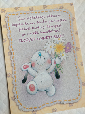 Söpö piirros postikortti