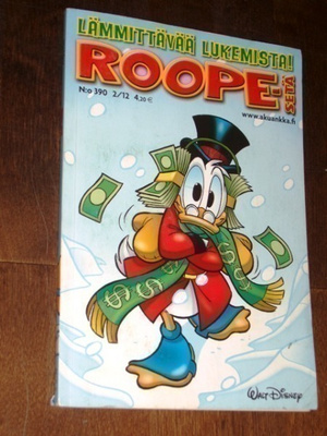 Roope-Setä Taskulehti  2 / 2012 (390) - Walt Disney