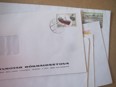Fär-saaret viisi postilähetystä